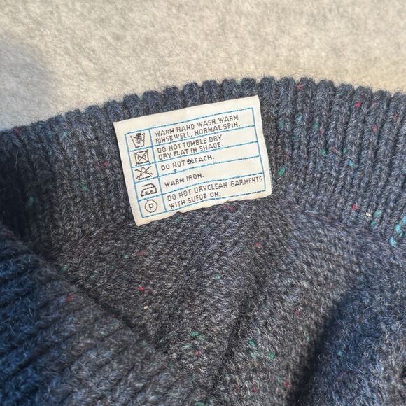 Norsewear 100% Wool Sweater Men XL Blue New Zealand Jumper Pullover Knitwear - Picture 4 of 11